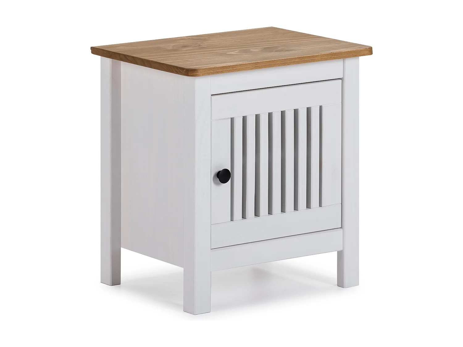 Nachtkastje Bruna - 46x35x49cm - Wit