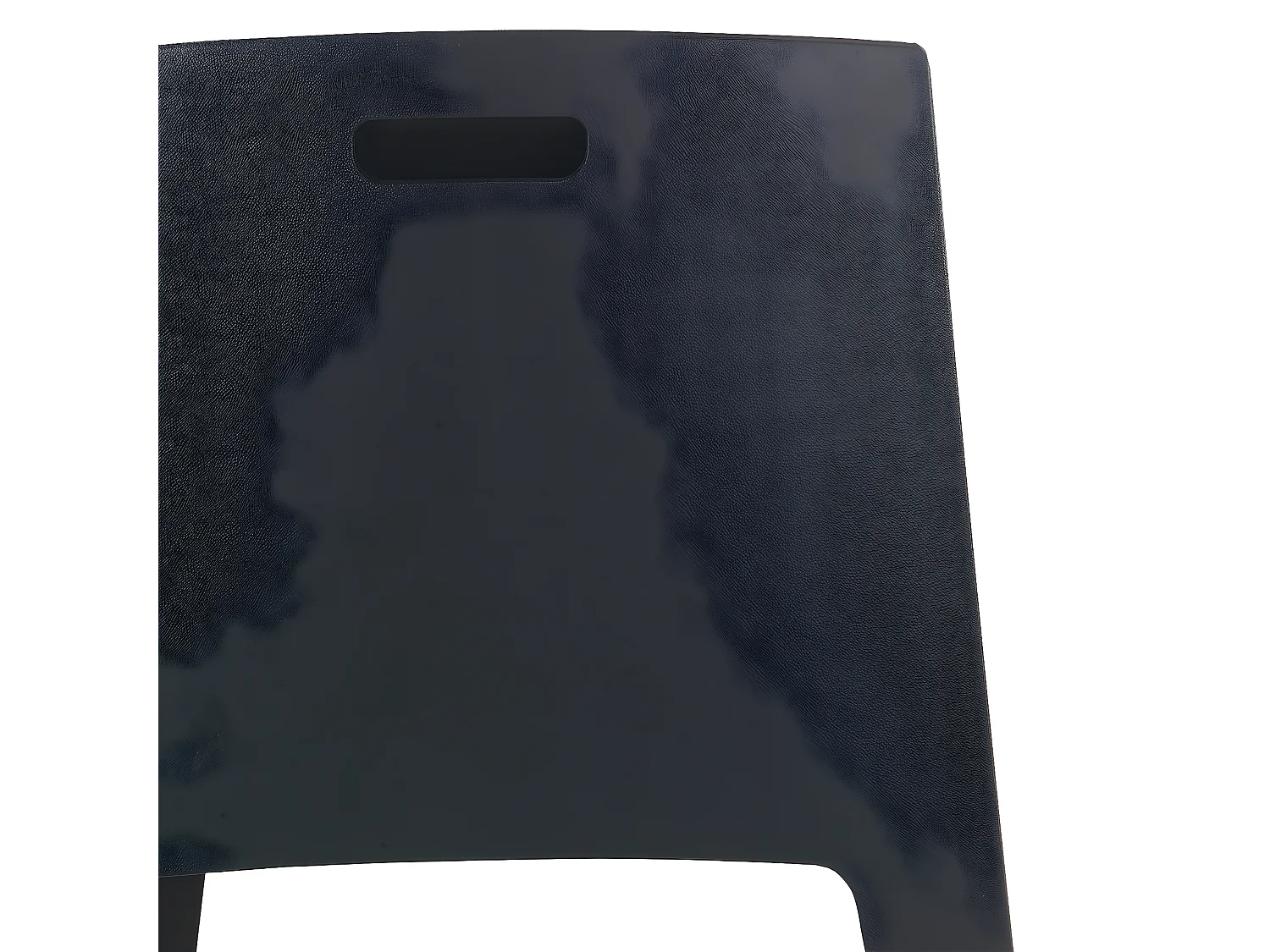 Lot de 12 chaises de jardin empilables en résine coloris Gris - Longueur 67 x Profondeur 60 x Hauteur 82 cm