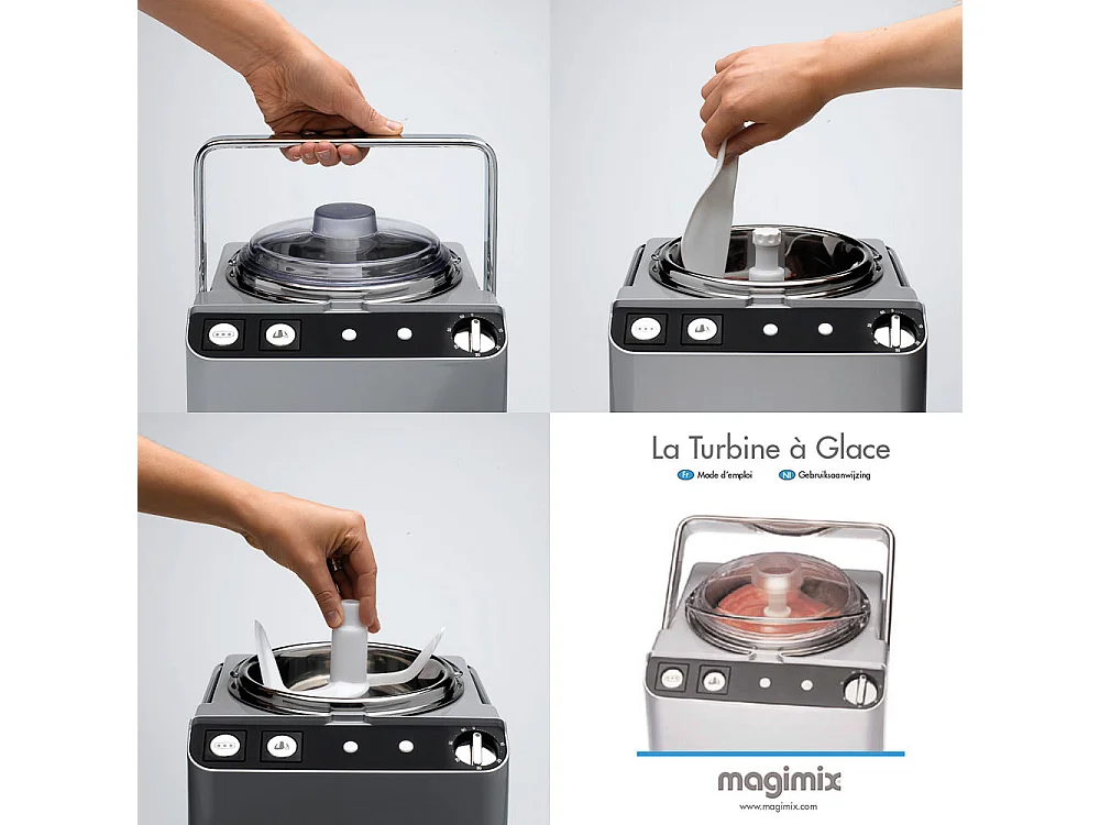 Turbine à glace gelato expert
