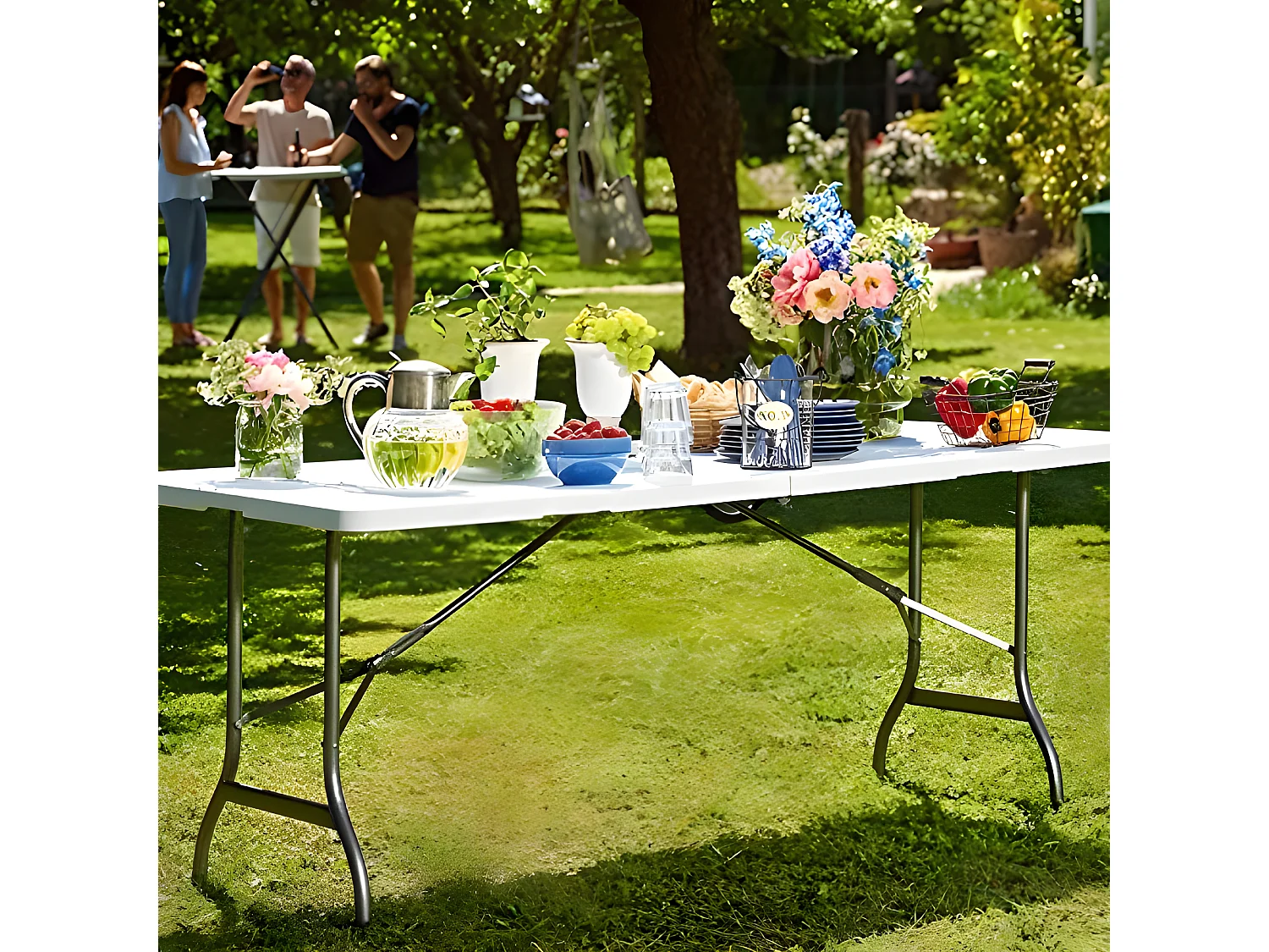 Mesa Plegable 180cm Rectangular Catering O91