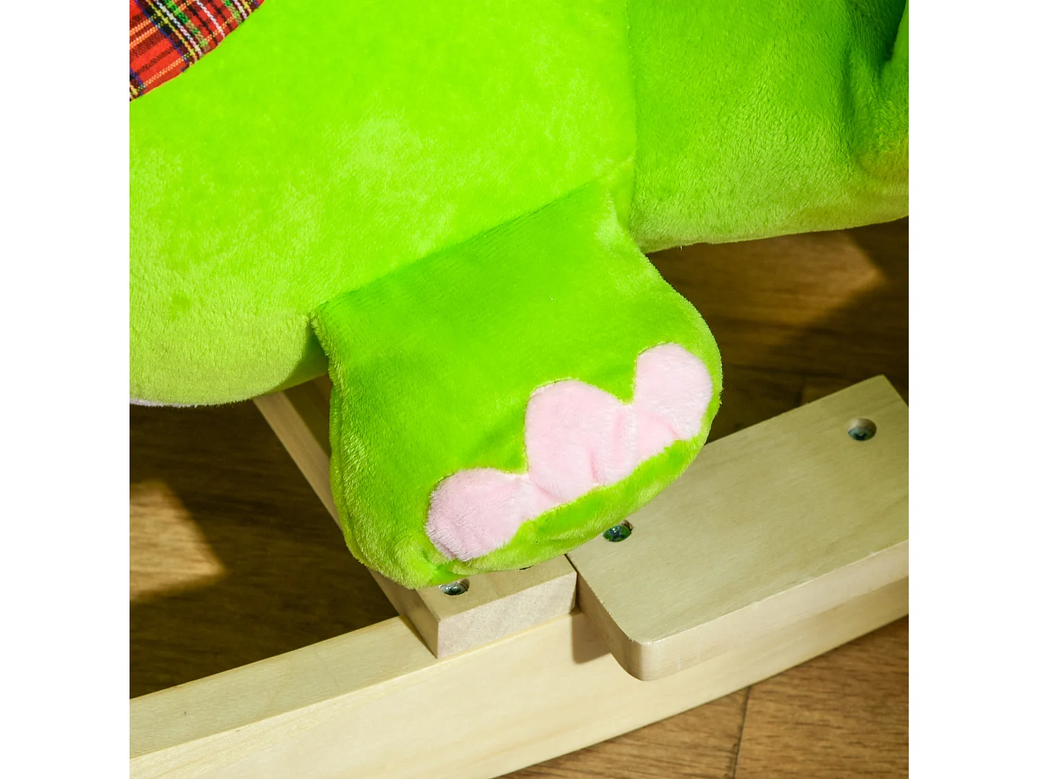 2 en 1 caballito balancín verde 60x32x52cm HOMCOM