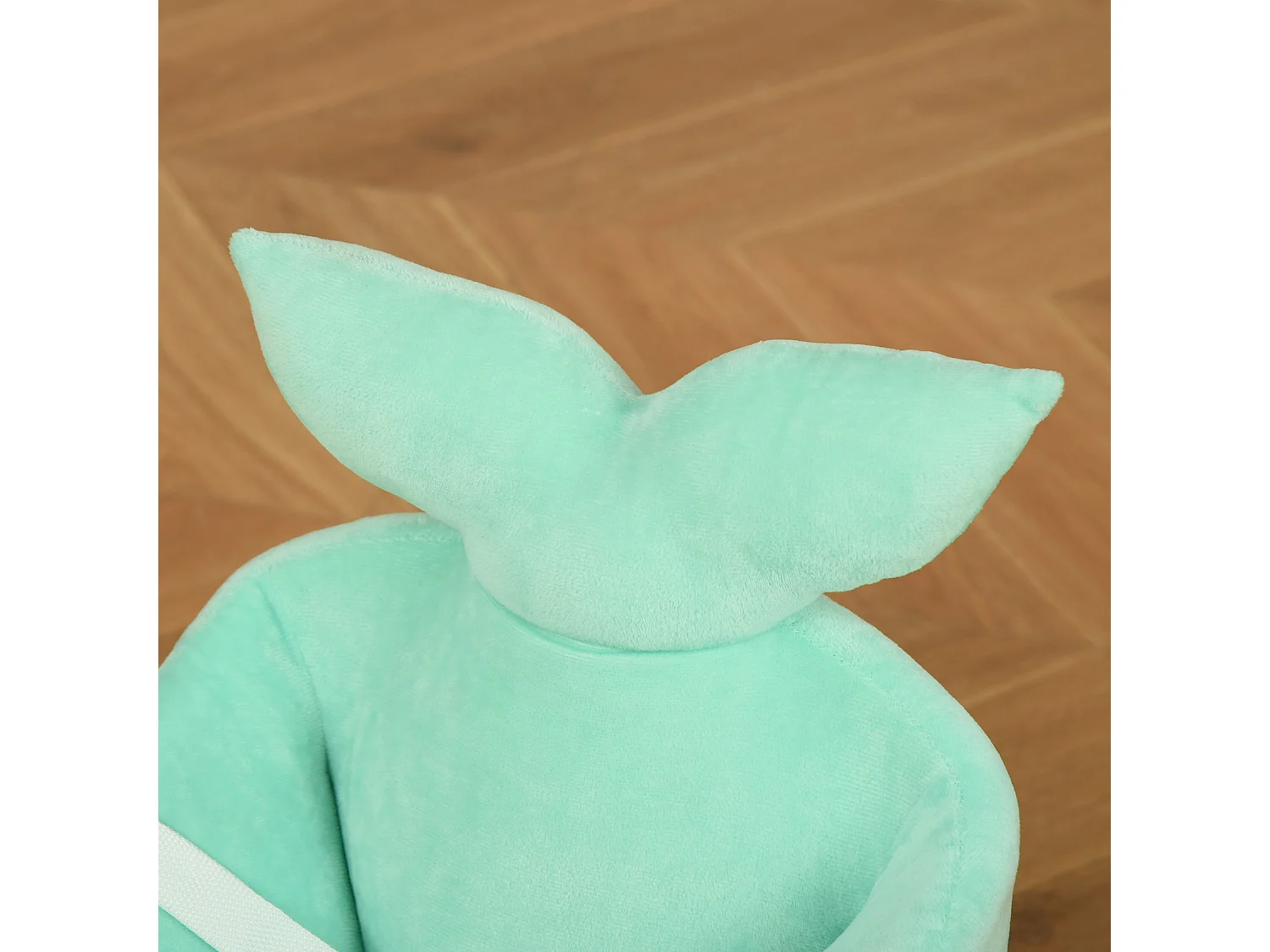 Caballito balancín para bebés turquesa 60x33x50 cm HOMCOM