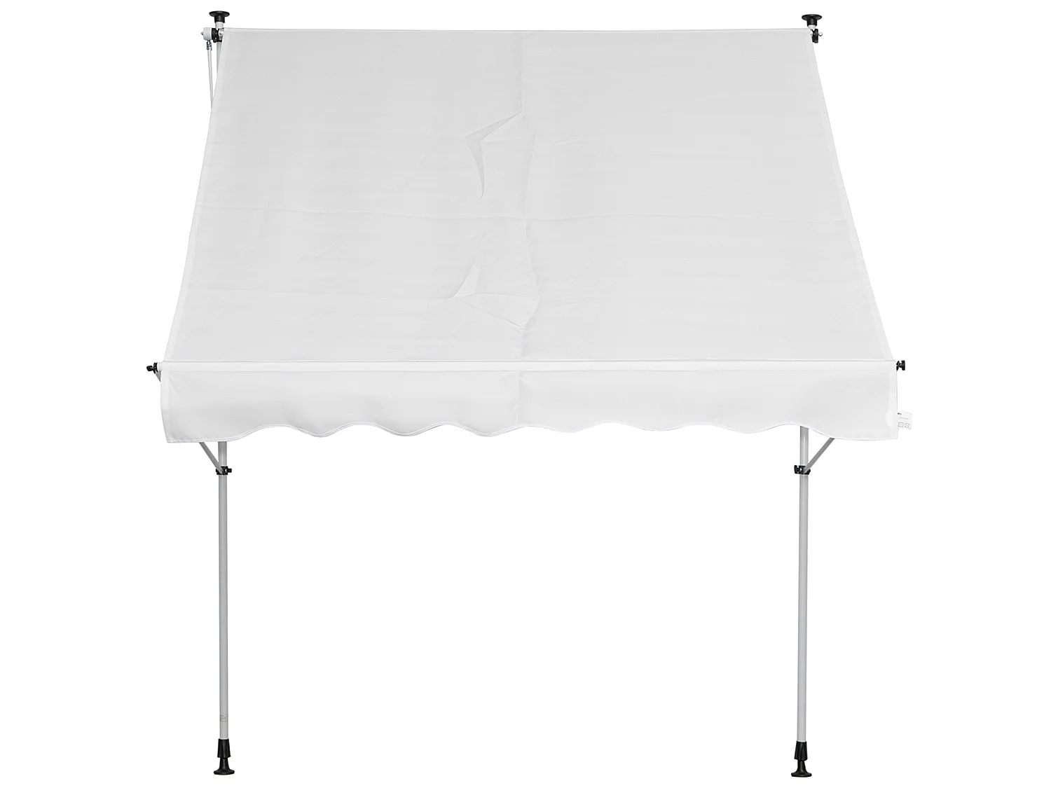 Toldo manual retráctil blanco 200x150x280 cm Outsunny