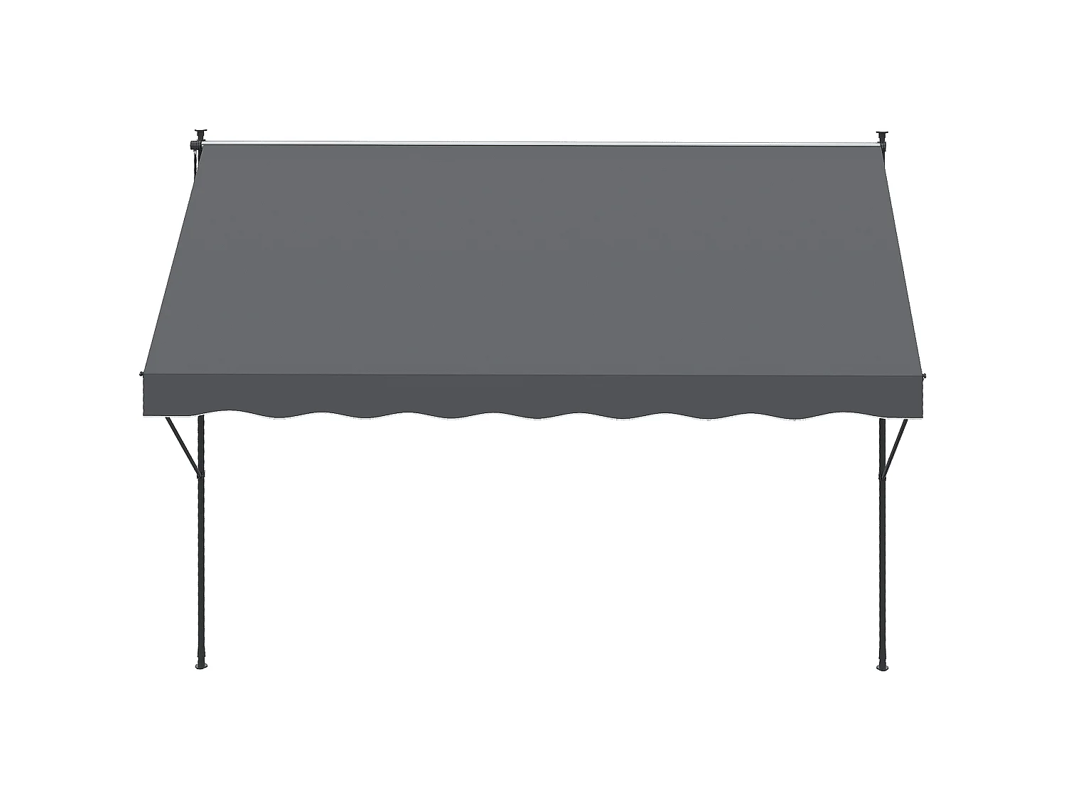 Toldo manual gris 300x170x290 cm Outsunny