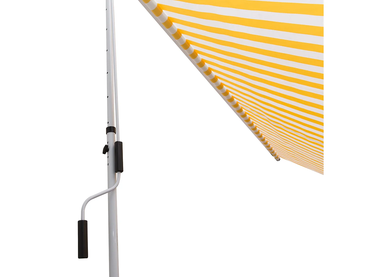 Toldo manual retráctil amarillo 300x150x280 cm Outsunny