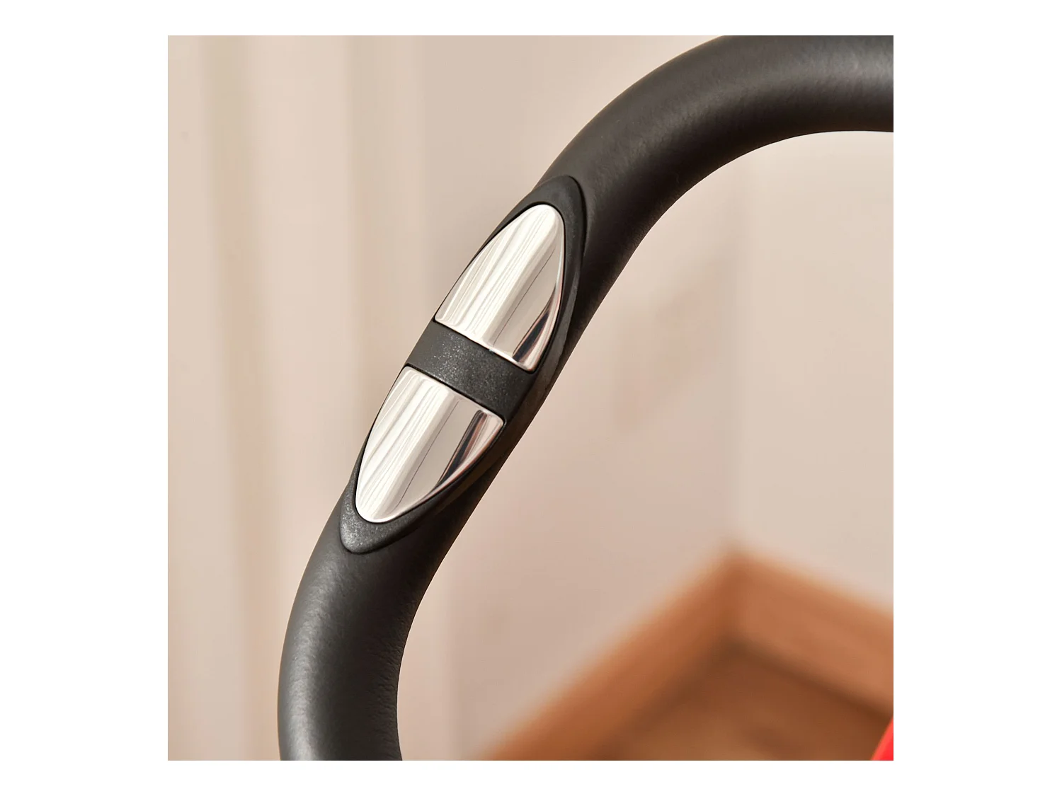 Bicicleta estática rojo 97x51x115 cm HOMCOM