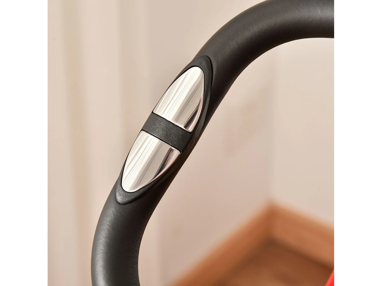 Bicicleta estática rojo 97x51x115 cm HOMCOM