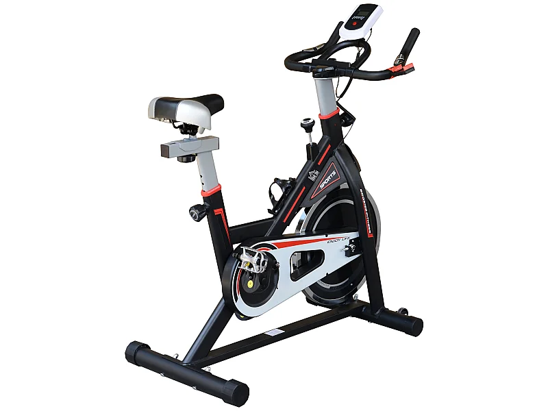 Bicicleta estática negro 103x48x115 cm HOMCOM