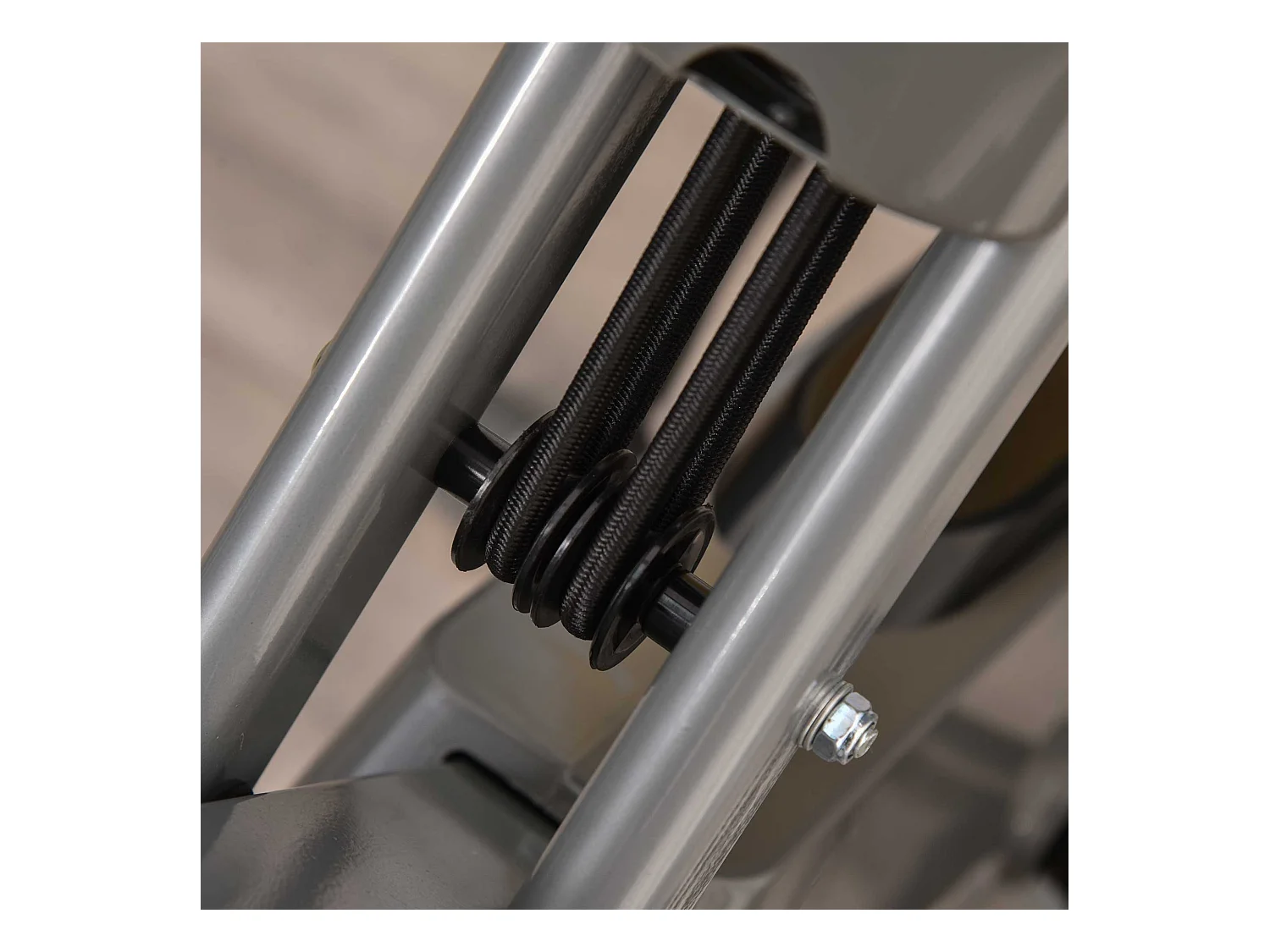 Bicicleta estática gris 97x51x115 cm HOMCOM