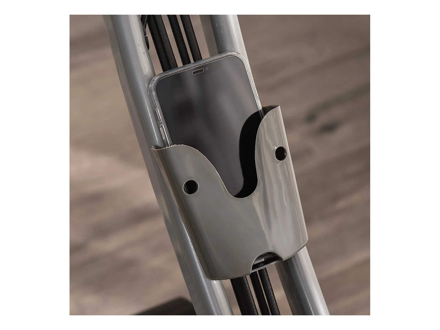 Bicicleta estática gris 97x51x115 cm HOMCOM