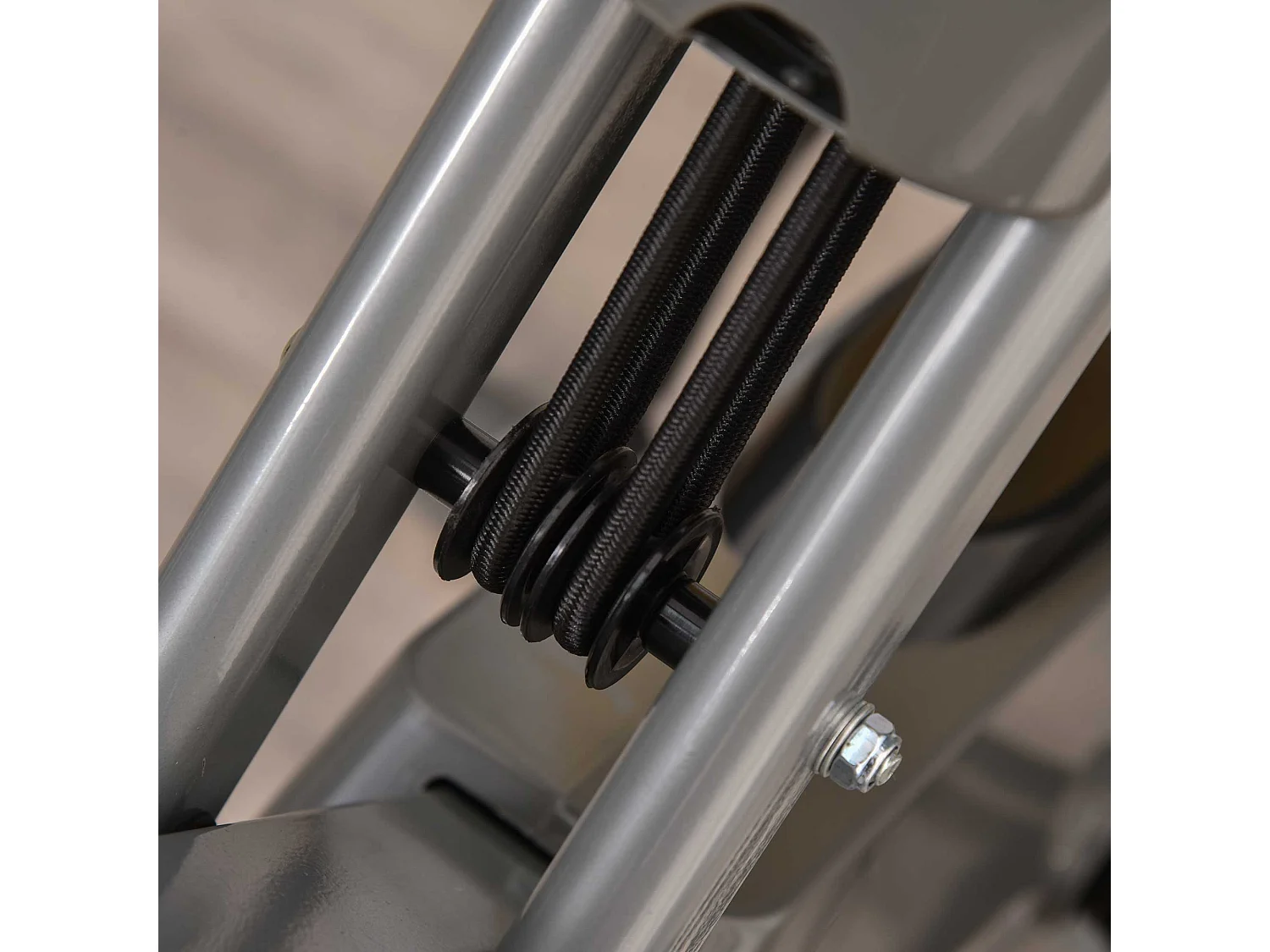 Bicicleta estática gris 97x51x115 cm HOMCOM