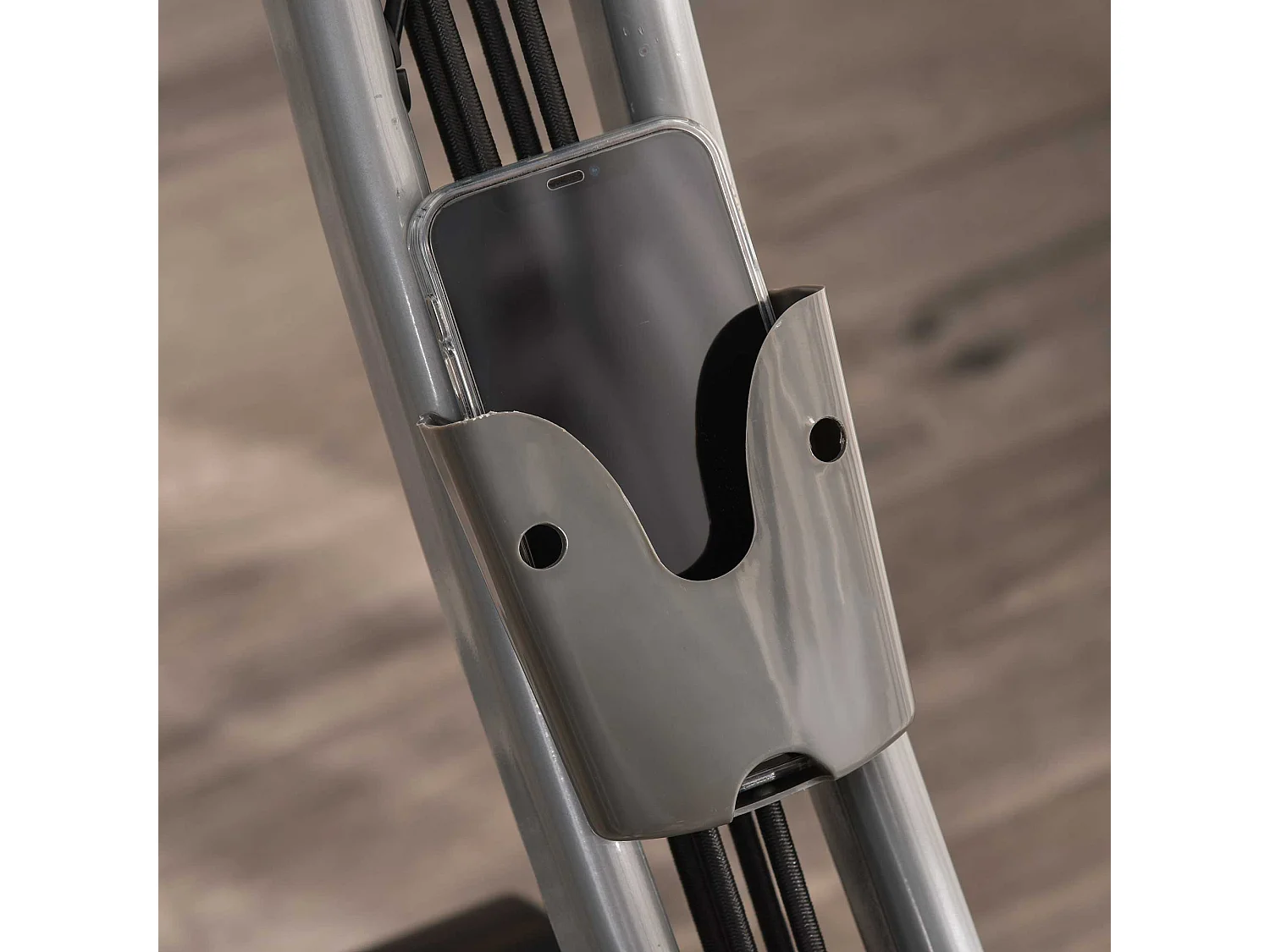 Bicicleta estática gris 97x51x115 cm HOMCOM