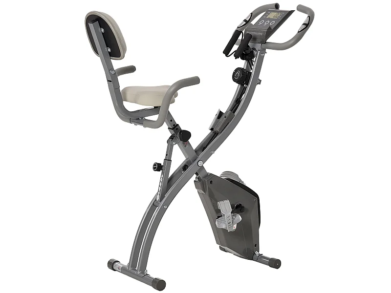 Bicicleta estática gris 97x51x115 cm HOMCOM