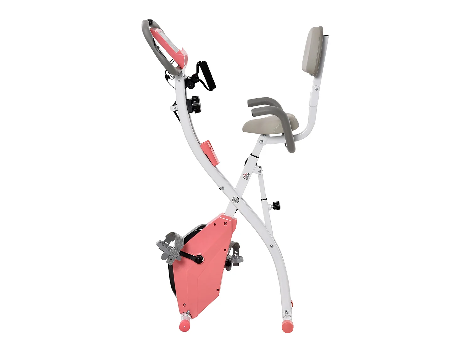 Bicicleta estática rosa 97x51x115 cm HOMCOM