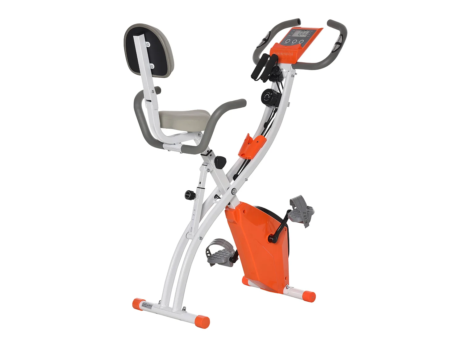 Bicicleta estática naranja 97x51x115 cm HOMCOM