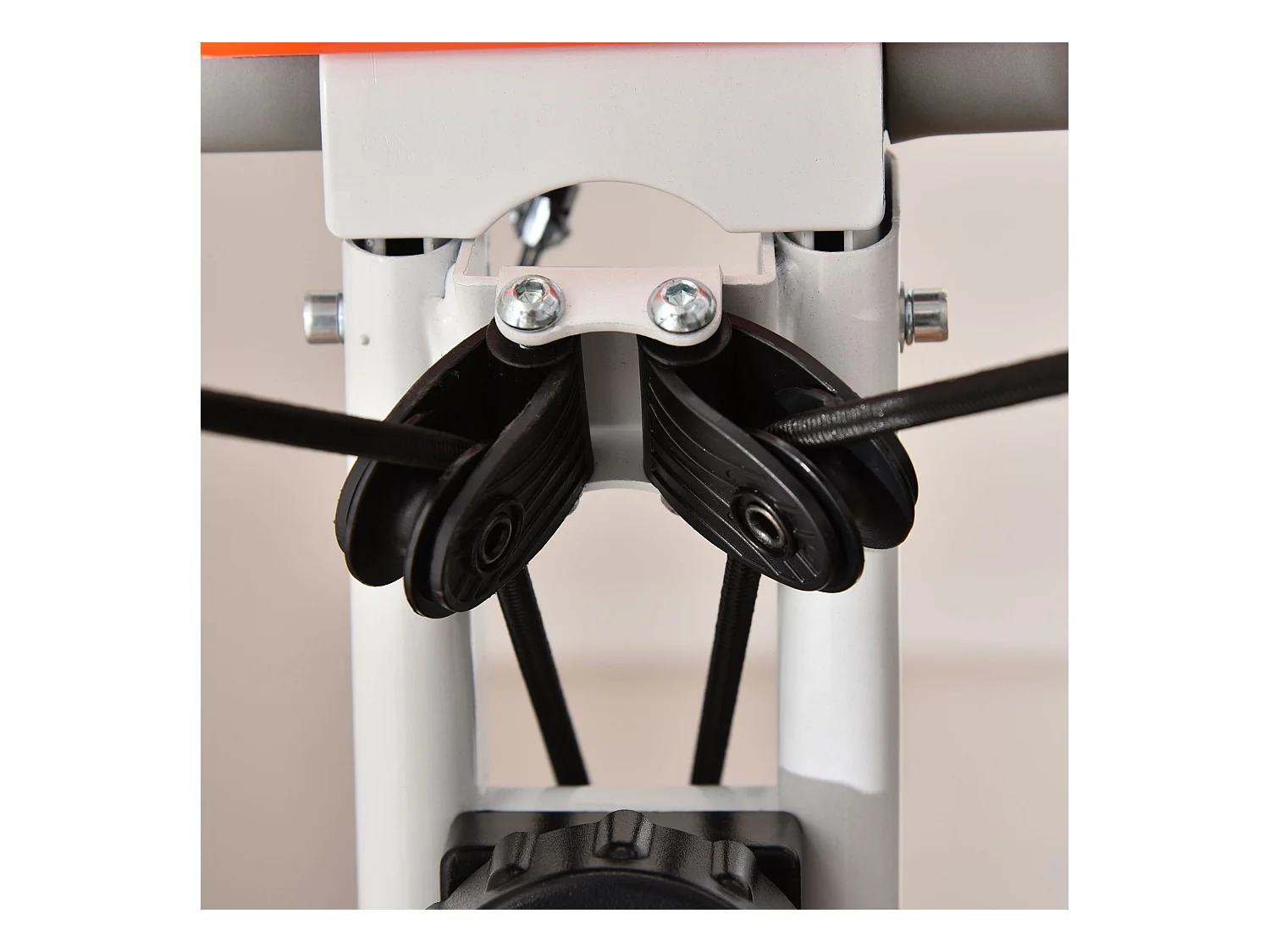 Bicicleta estática naranja 97x51x115 cm HOMCOM