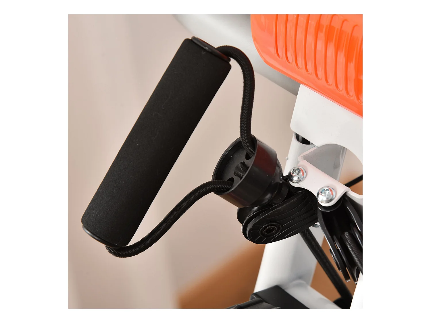 Bicicleta estática naranja 97x51x115 cm HOMCOM