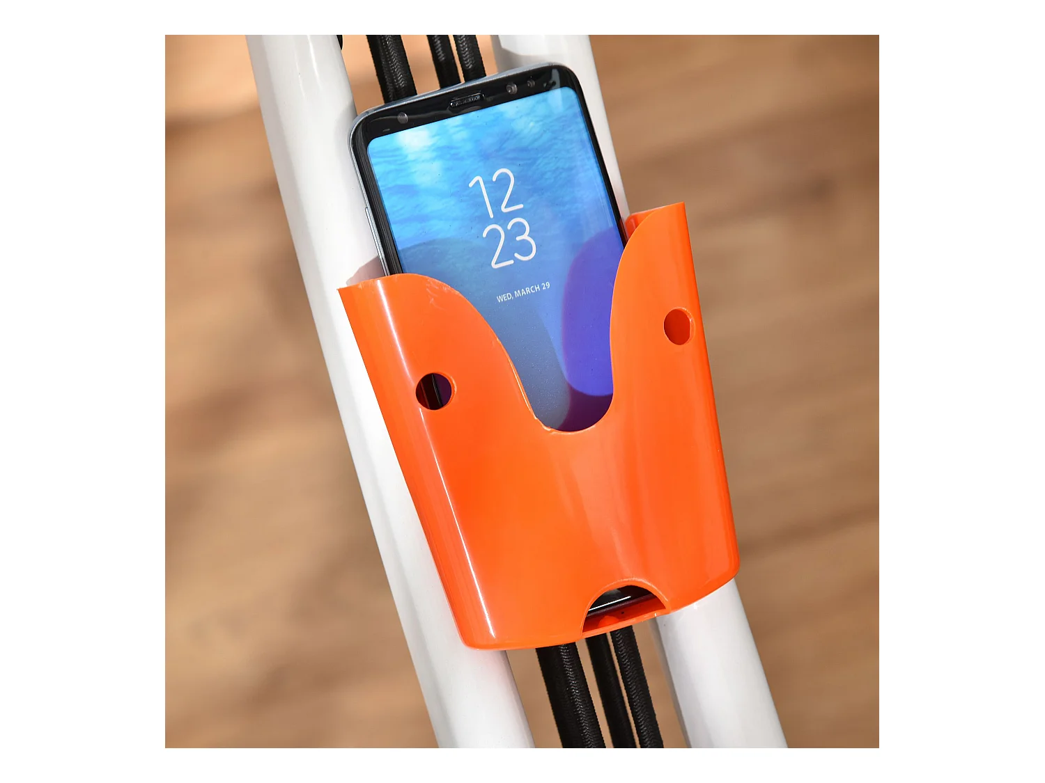 Bicicleta estática naranja 97x51x115 cm HOMCOM