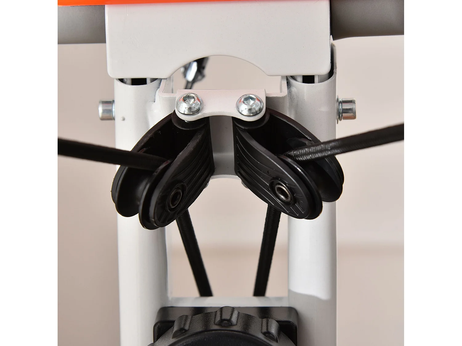 Bicicleta estática naranja 97x51x115 cm HOMCOM