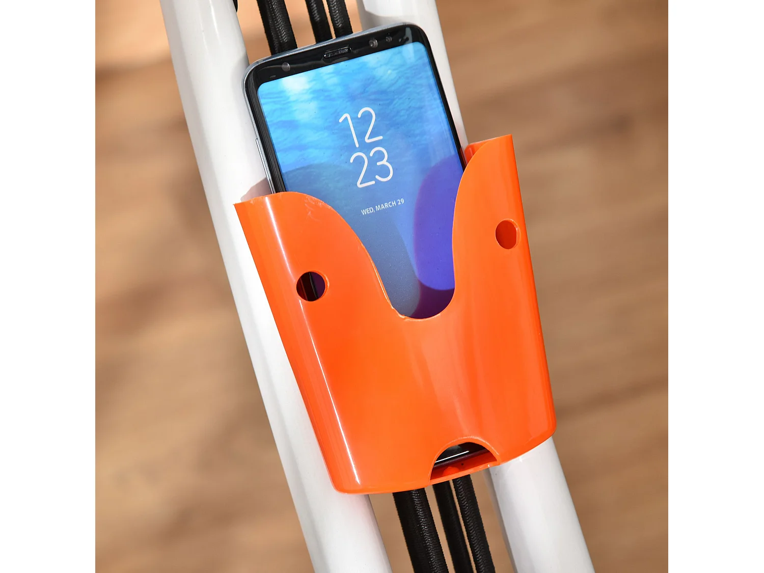 Bicicleta estática naranja 97x51x115 cm HOMCOM