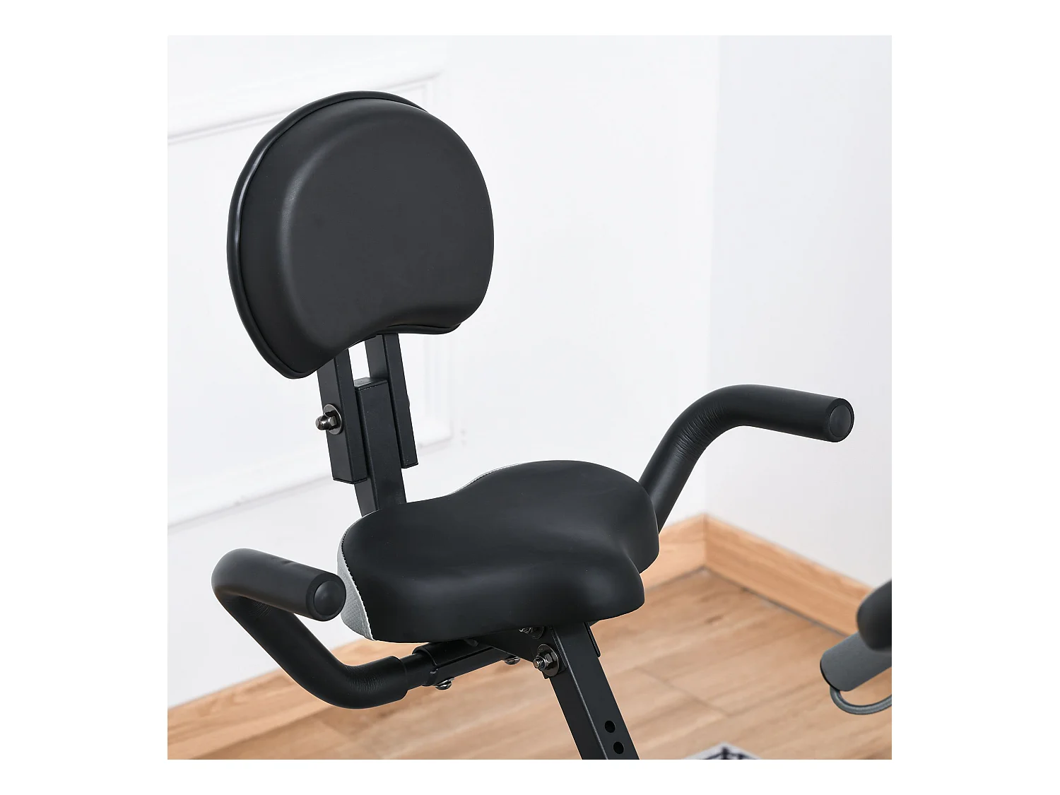 Bicicleta estática negro 107x53x107 cm HOMCOM