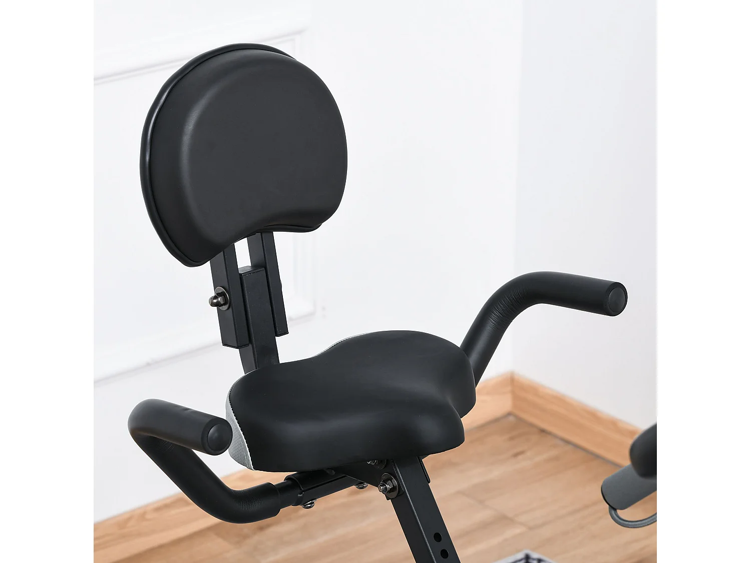 Bicicleta estática negro 107x53x107 cm HOMCOM