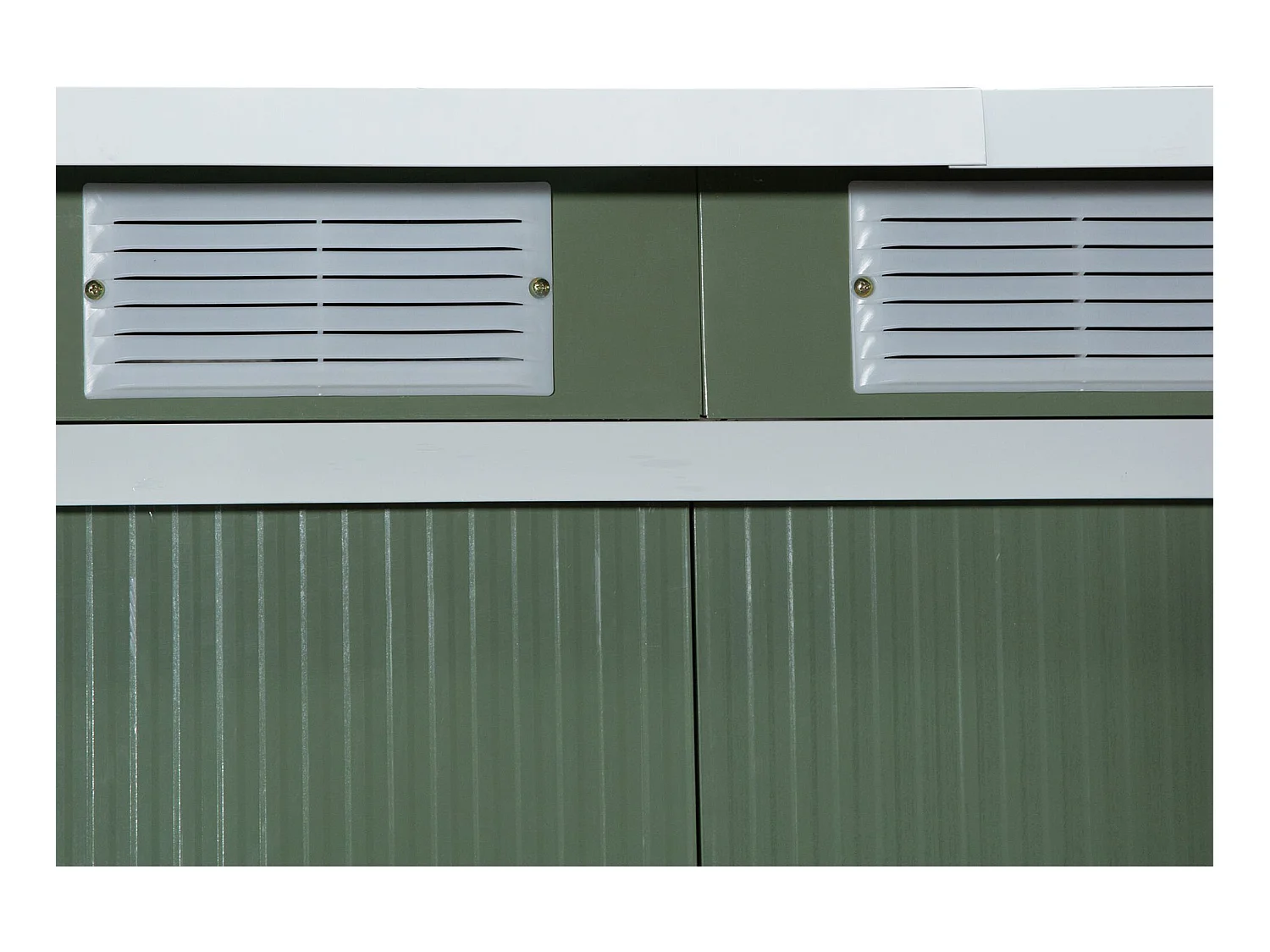 Caseta de jardín verde 280x130x172 cm Outsunny