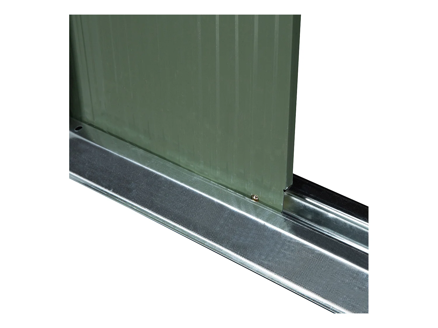 Caseta de jardín verde 280x130x172 cm Outsunny