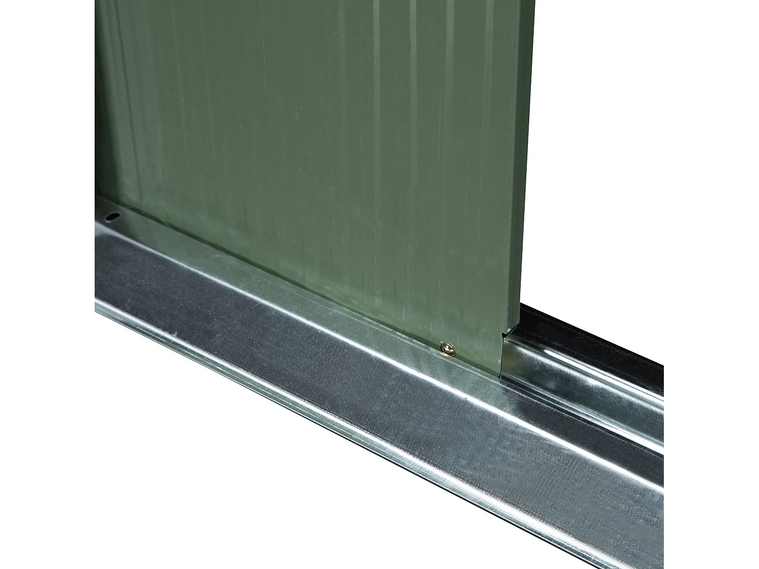 Caseta de jardín verde 280x130x172 cm Outsunny