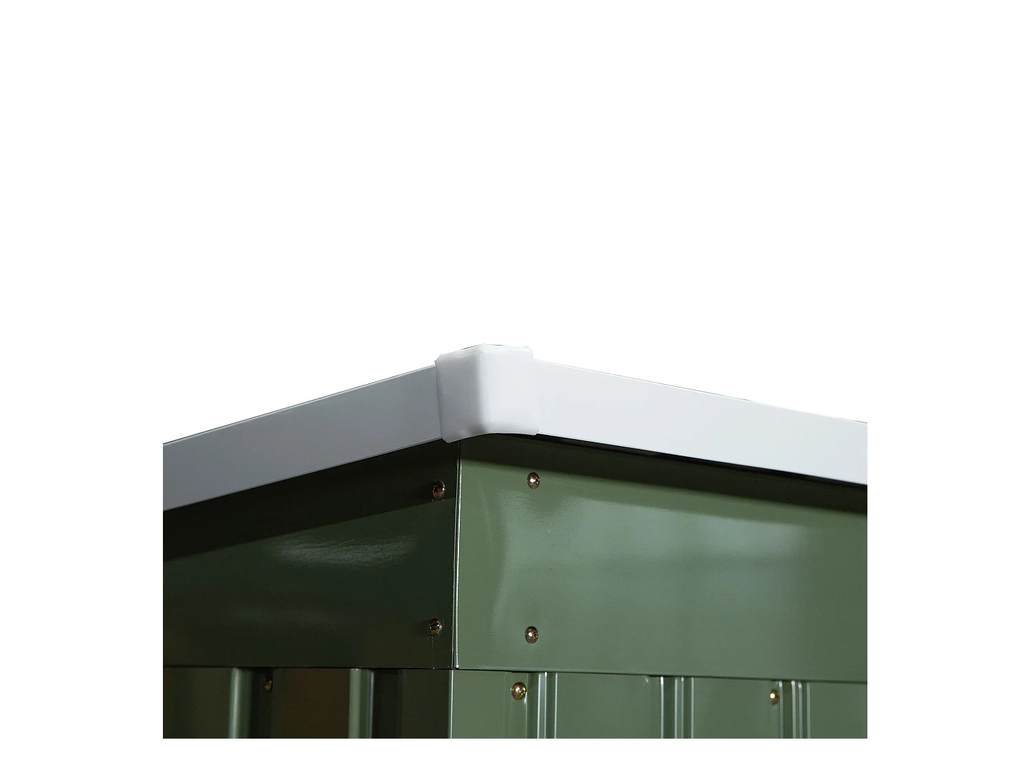 Caseta de jardín verde 213x130x172 cm Outsunny