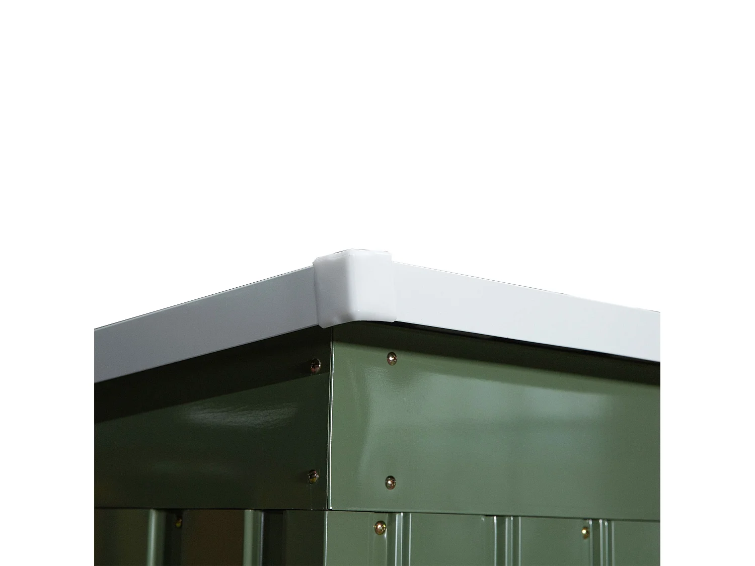 Caseta de jardín verde 213x130x172 cm Outsunny