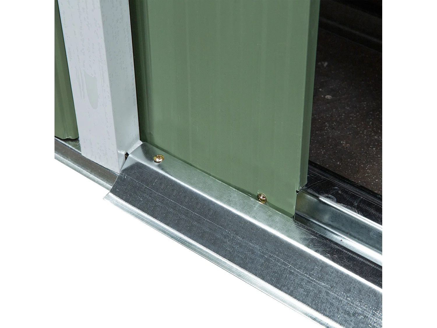 Caseta de jardín verde 213x130x172 cm Outsunny