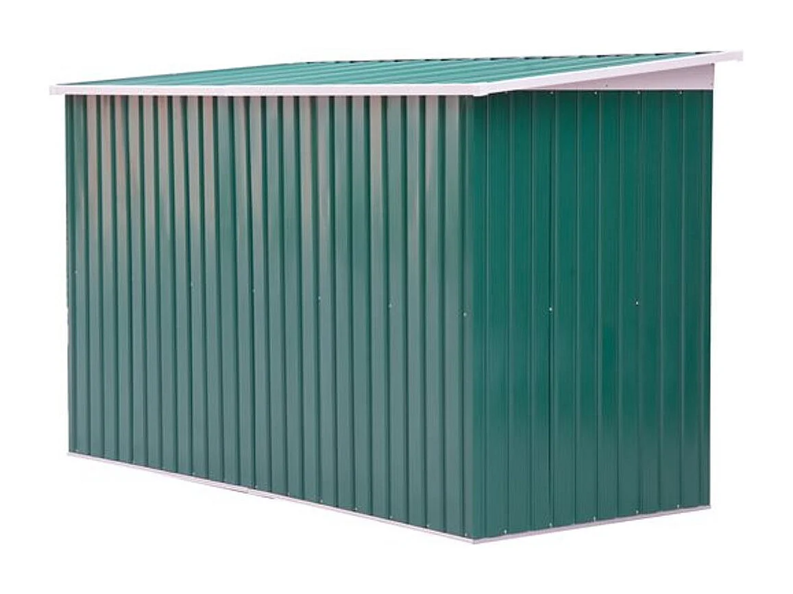 Caseta de jardín verde oscuro 280x130x172 cm Outsunny