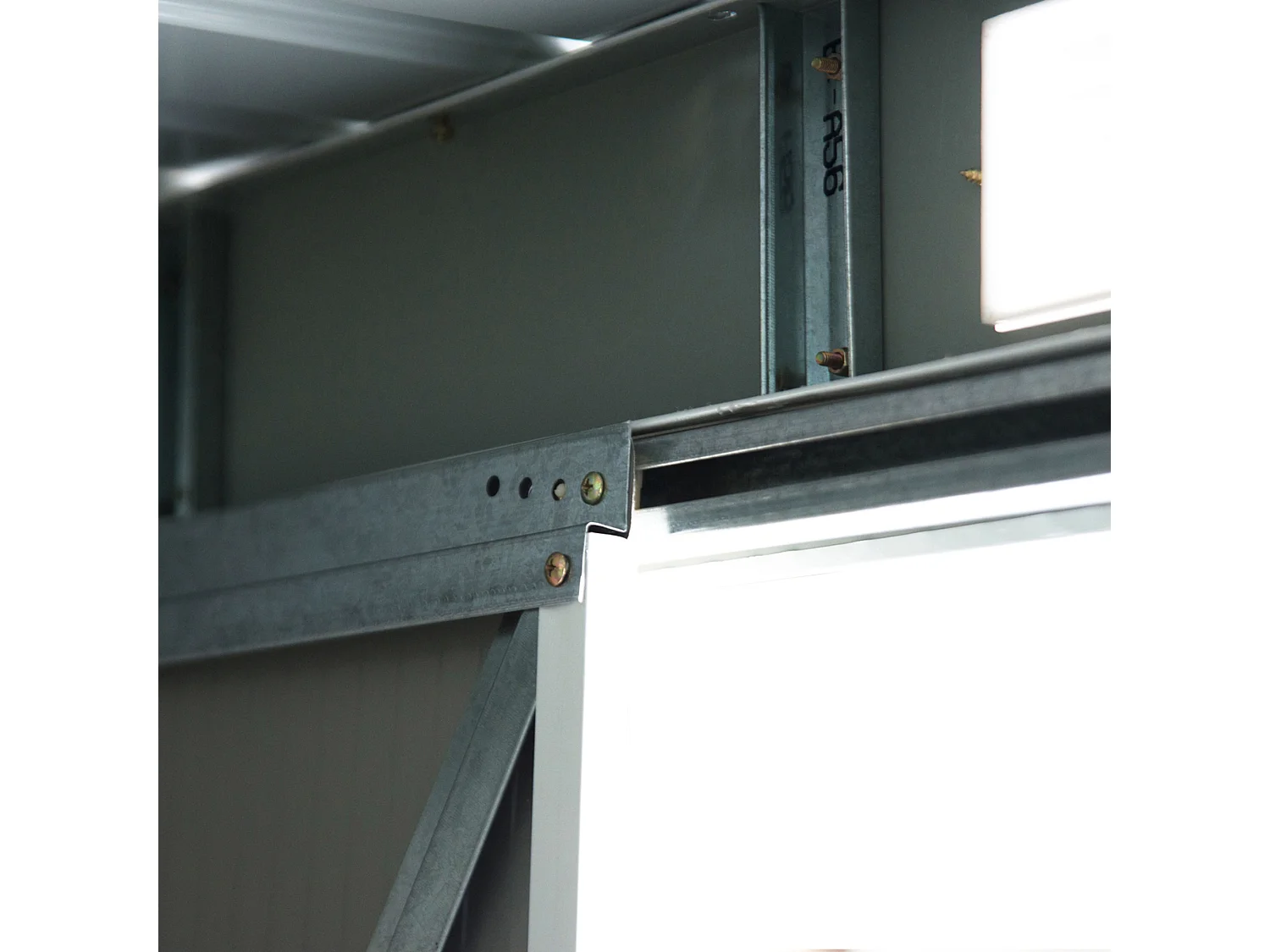 Caseta de jardín verde oscuro 280x130x172 cm Outsunny