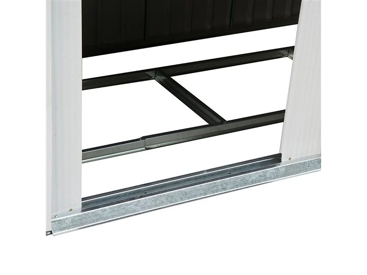 Caseta de jardín verde oscuro 280x130x172 cm Outsunny