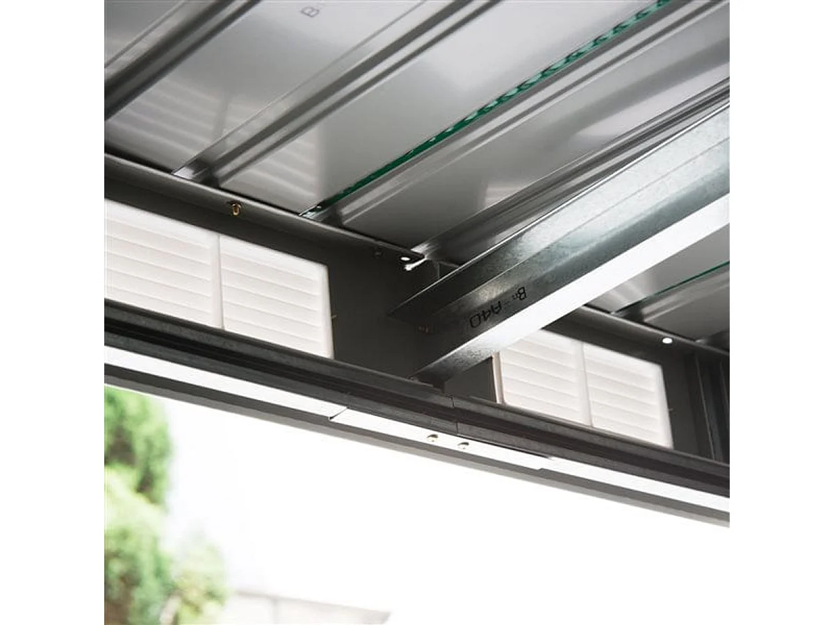 Caseta de jardín verde oscuro 280x130x172 cm Outsunny