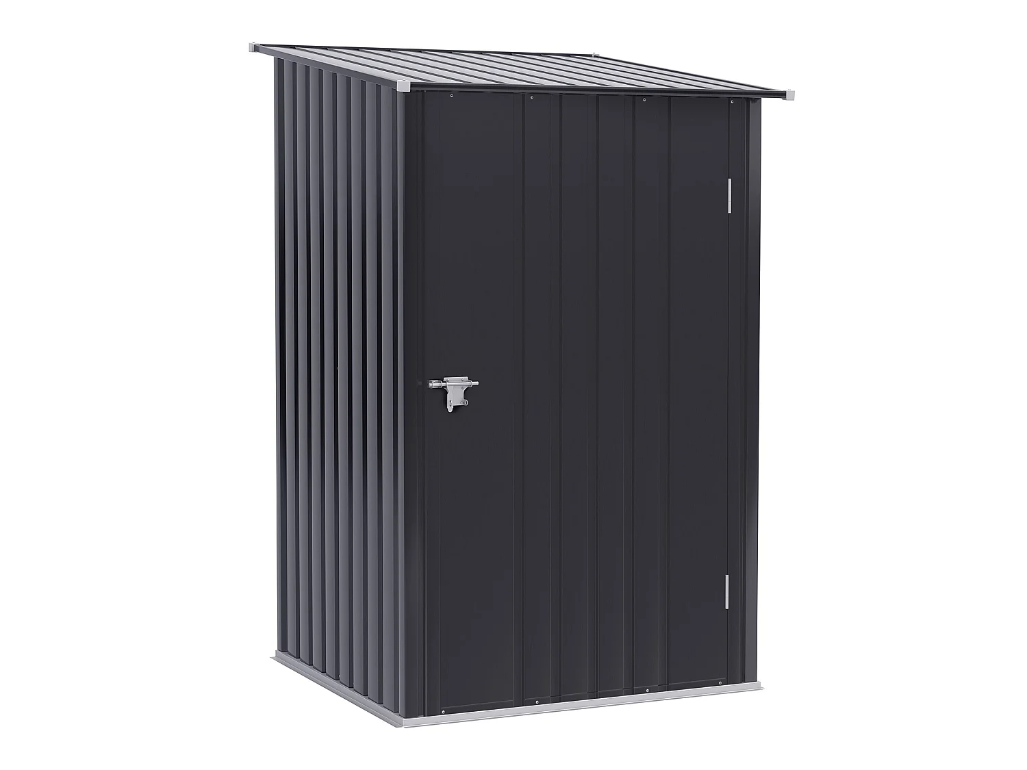 Cobertizo de jardín gris 100x103x160 cm Outsunny