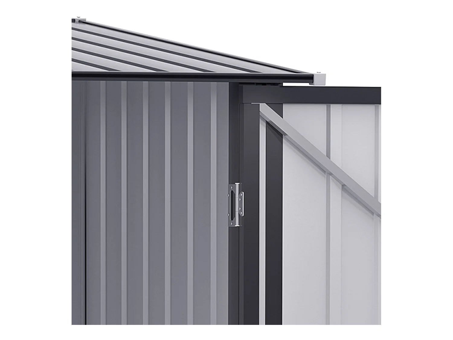 Cobertizo de jardín gris 100x103x160 cm Outsunny