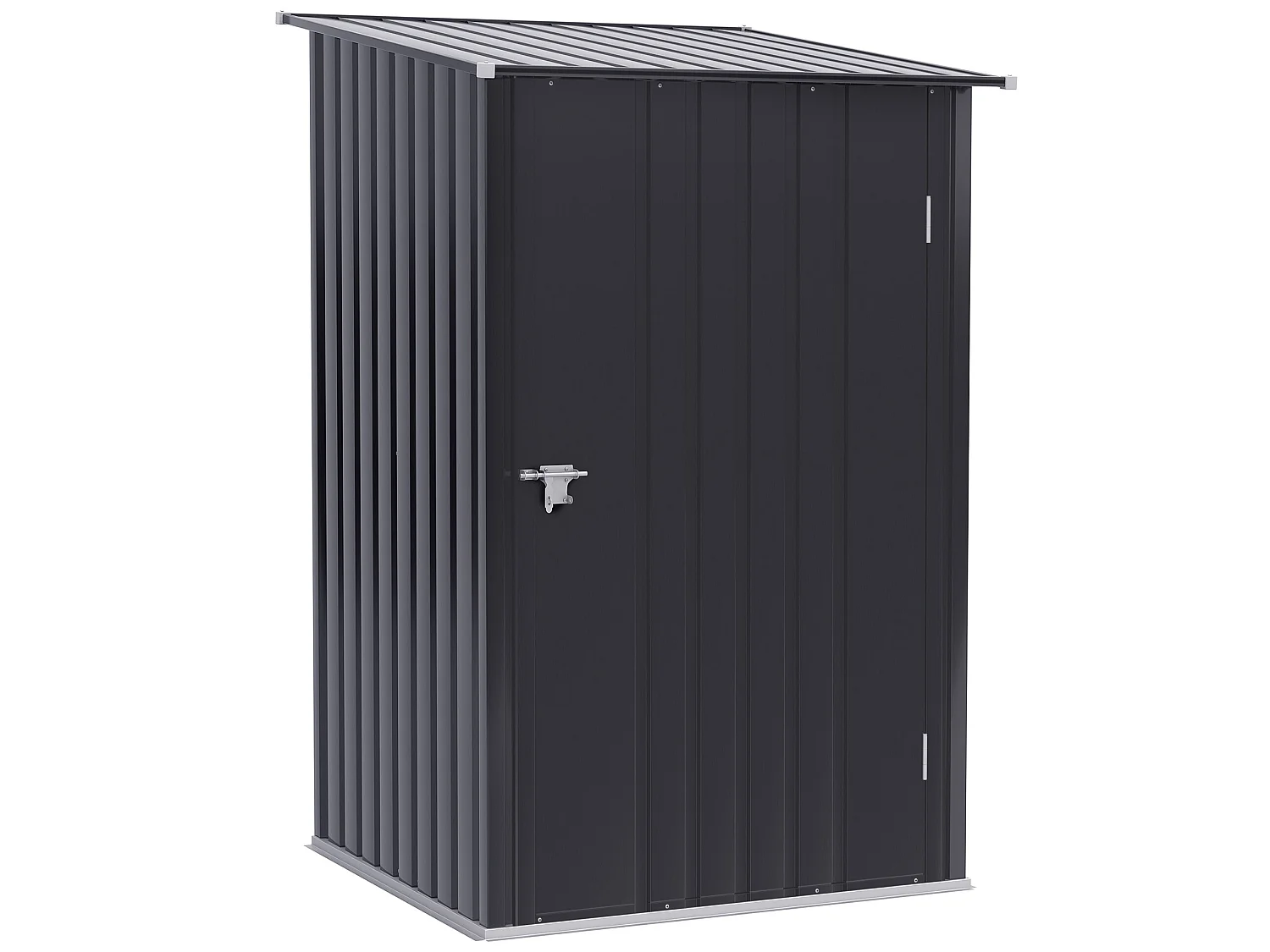 Cobertizo de jardín gris 100x103x160 cm Outsunny