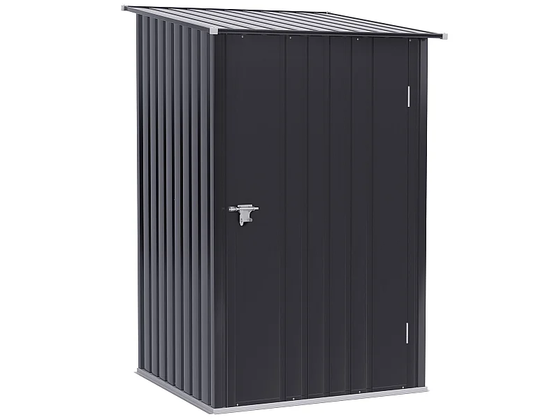 Cobertizo de jardín gris 100x103x160 cm Outsunny