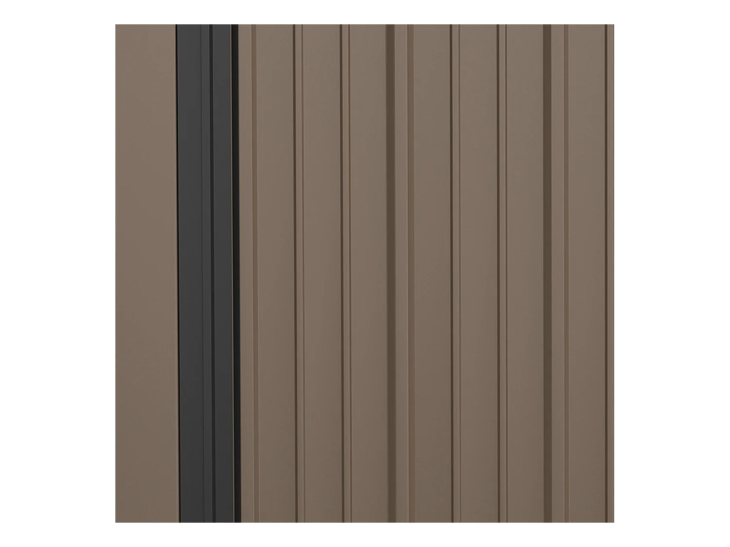 Cobertizo de jardín marrón 161.5x94.5x196 cm Outsunny