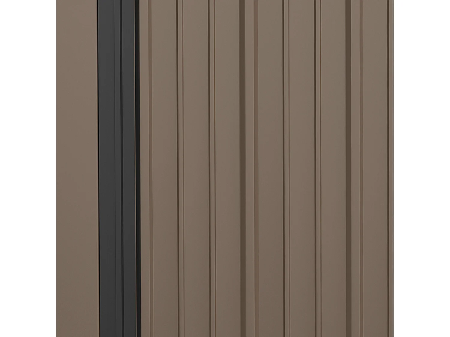 Cobertizo de jardín marrón 161.5x94.5x196 cm Outsunny