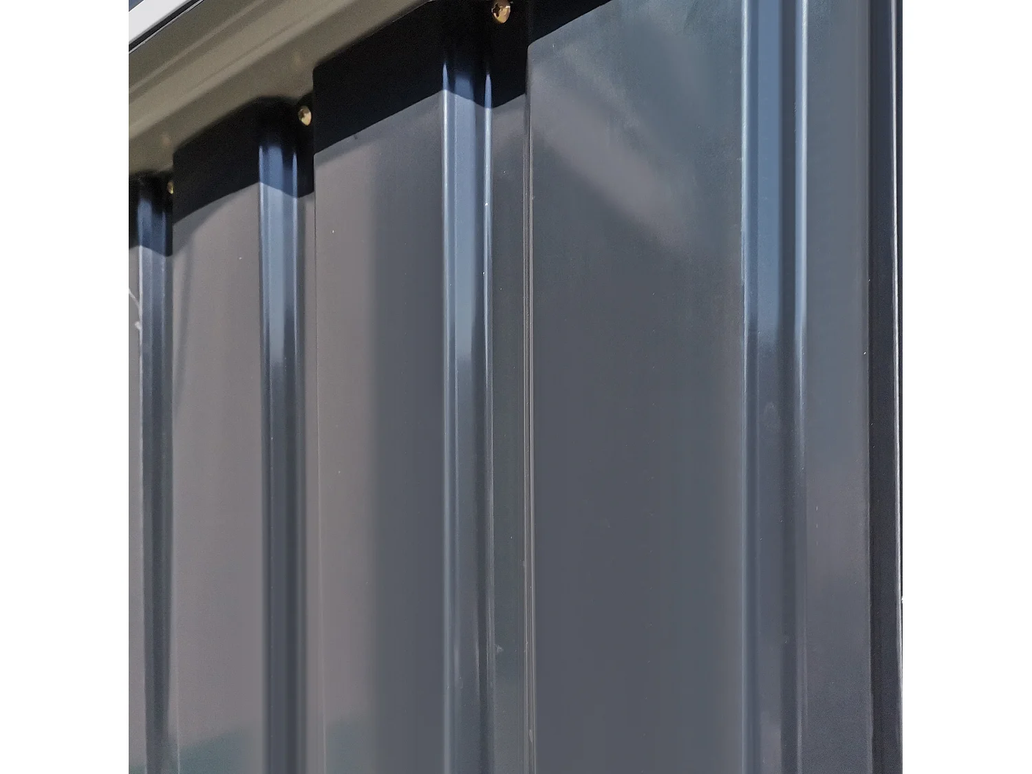 Cobertizo de jardín gris 142x84x189 cm Outsunny