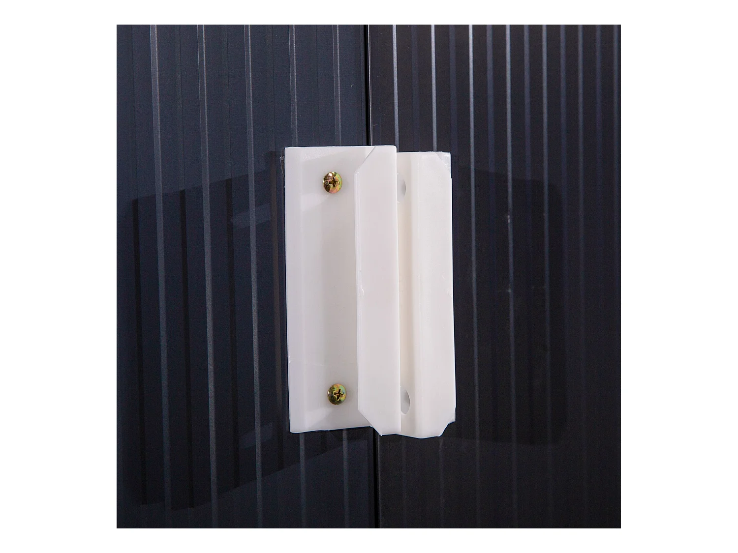 Cobertizo de jardín gris 322x277x192 cm Outsunny