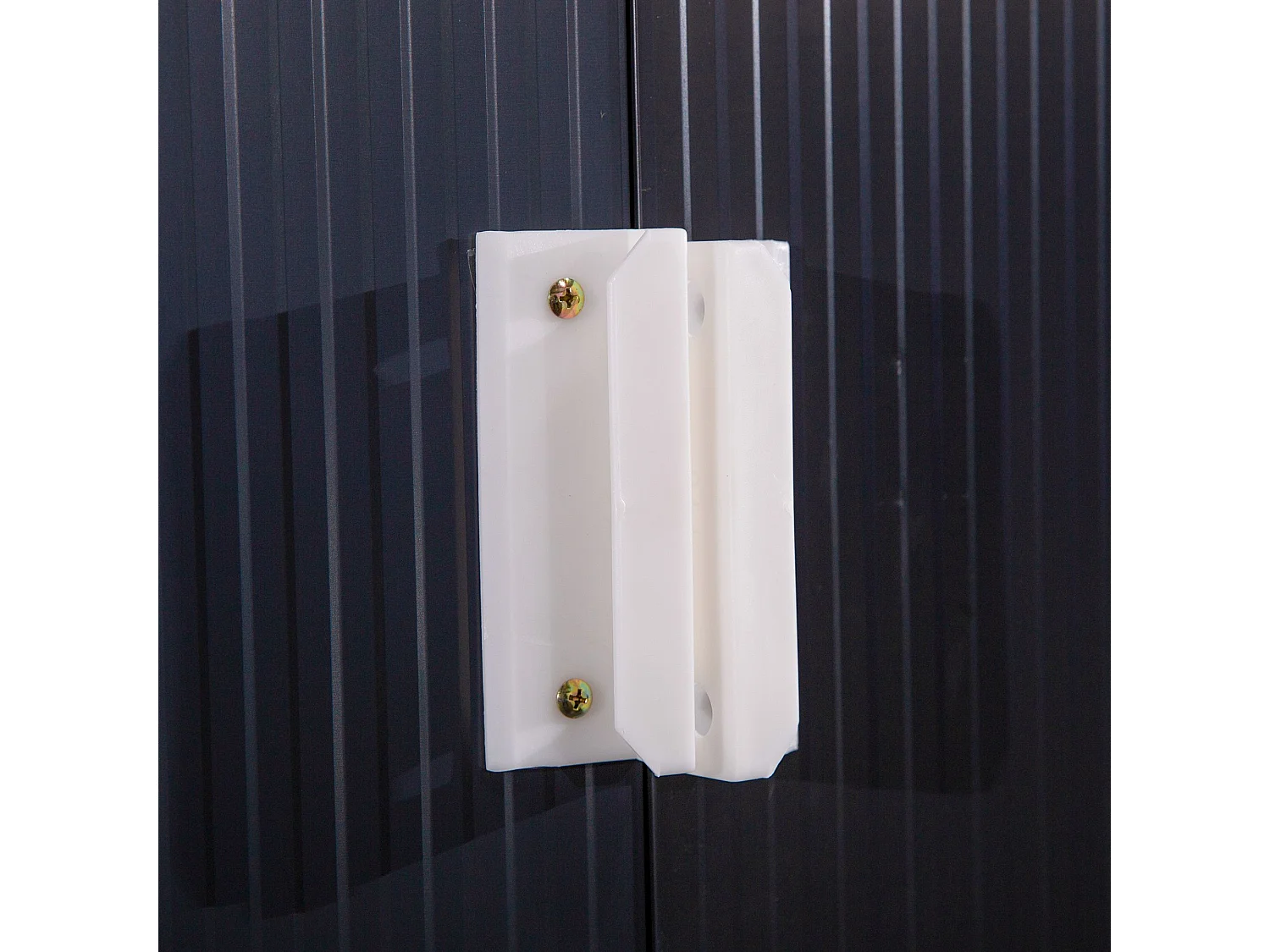 Cobertizo de jardín gris 322x277x192 cm Outsunny