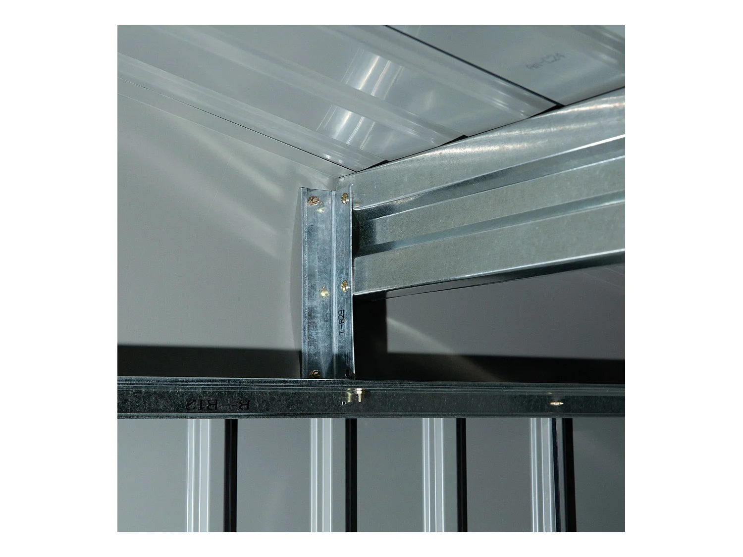 Caseta de jardín gris 277x195x192 cm Outsunny