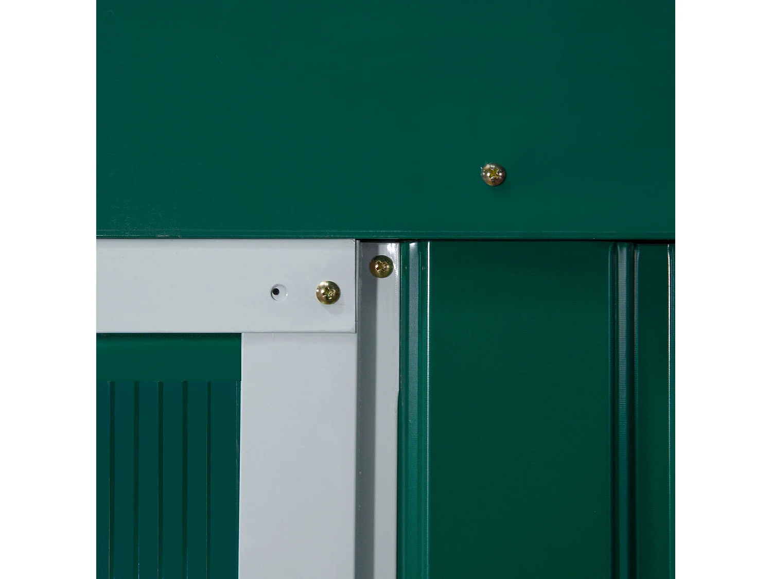 Cobertizo de jardín verde 340x386x200 cm Outsunny