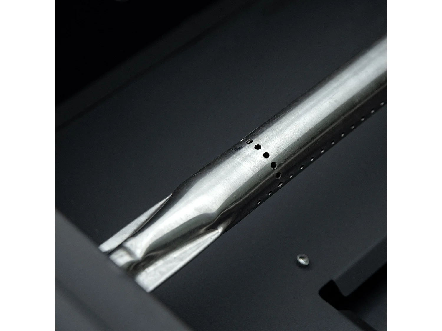 Barbacoa de mesa a gas negro 55x46.5x41 cm Outsunny