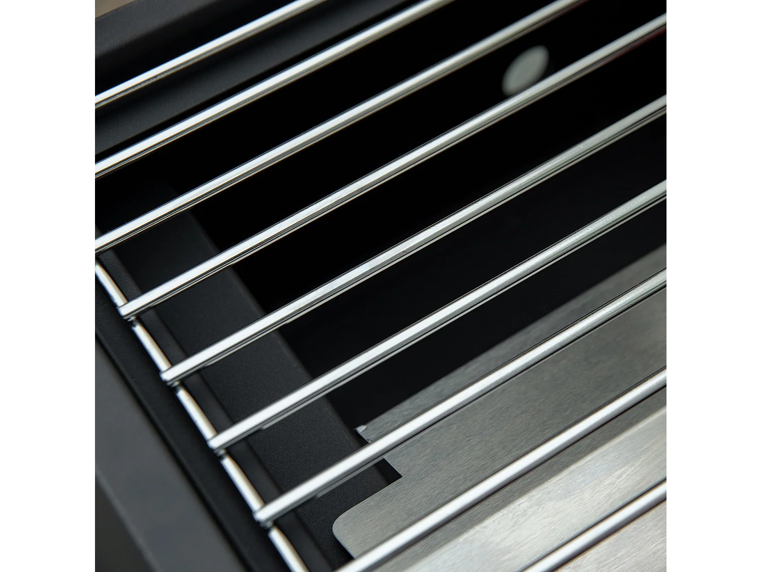 Barbacoa de mesa a gas negro 55x46.5x41 cm Outsunny