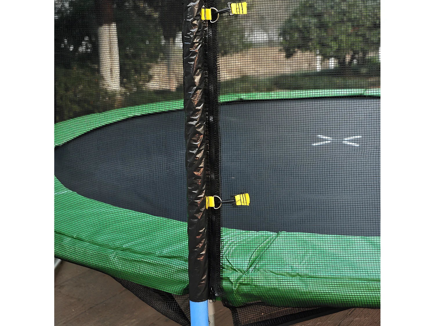 Red de seguridad para cama elástica negro ø366x180 cm HOMCOM